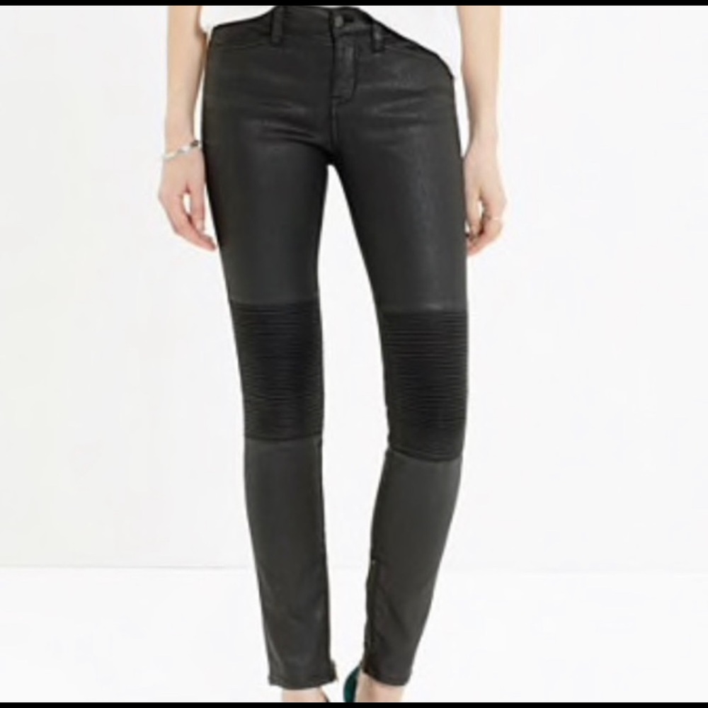 NWT Madewell Skinny Skinny Zip Racetrack Jeans 28